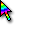 Rainbow Arrow Cursor